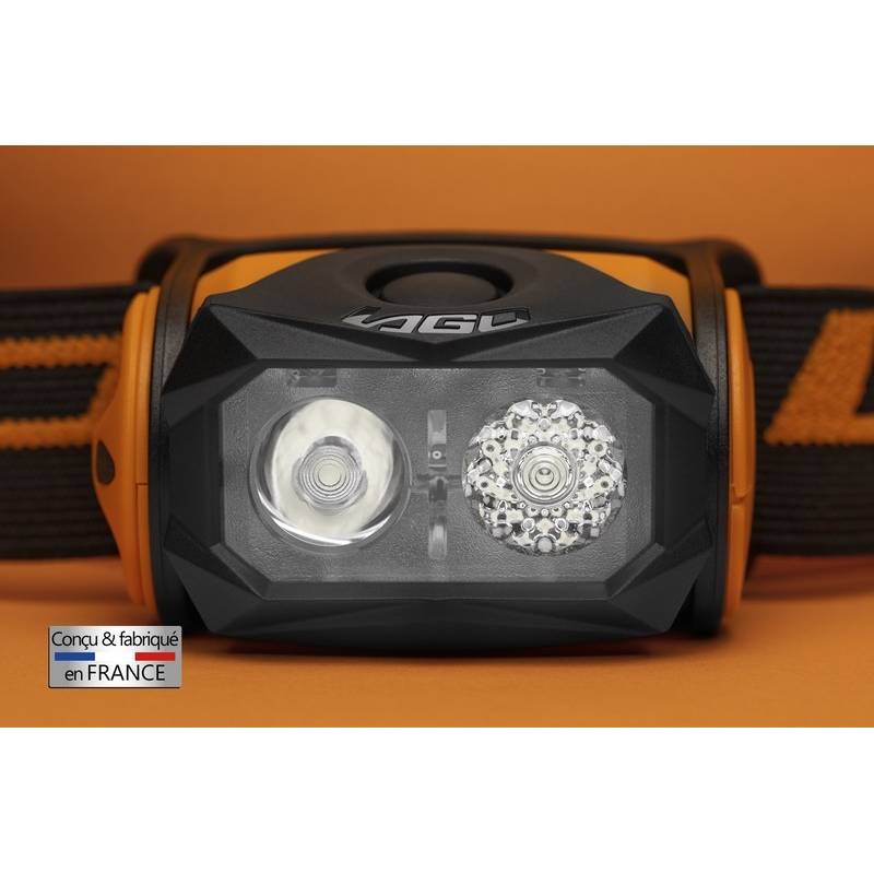 Lampe frontale running Lunartec : Lampe frontale à 7 LED 30 lm / 0
