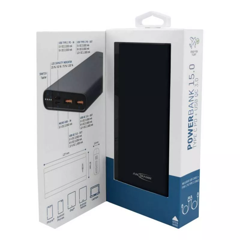 Compact Ansmann Powerbank