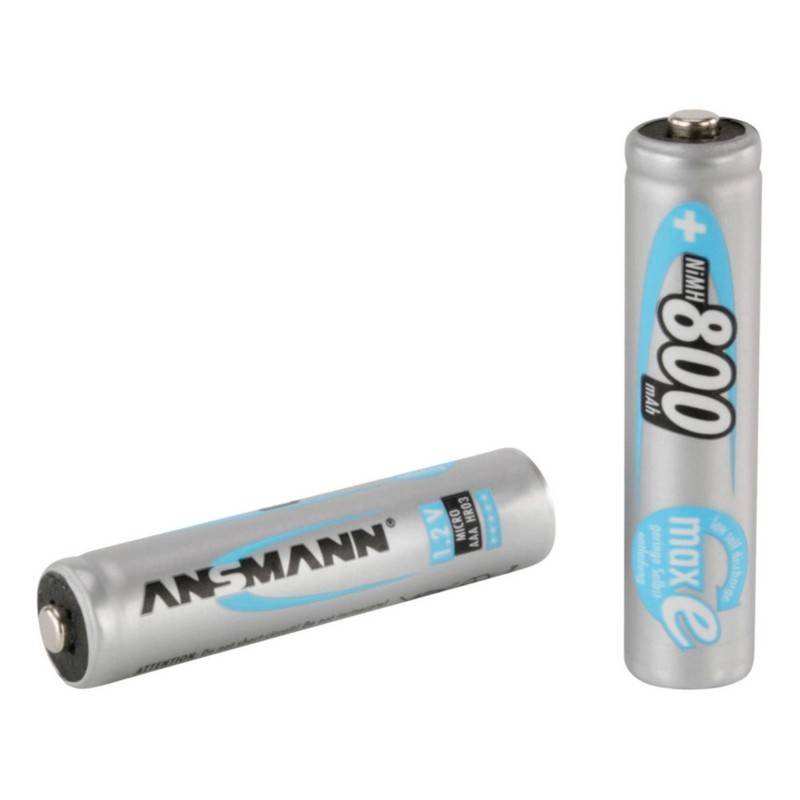Piles aaa rechargeables - haute capacité 800mah (pack de 12)