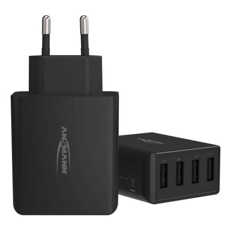 Charger for recharging 4 devices at the same time
