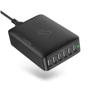 Carregador USB de 6 portas de 60 W para a estação SC6L