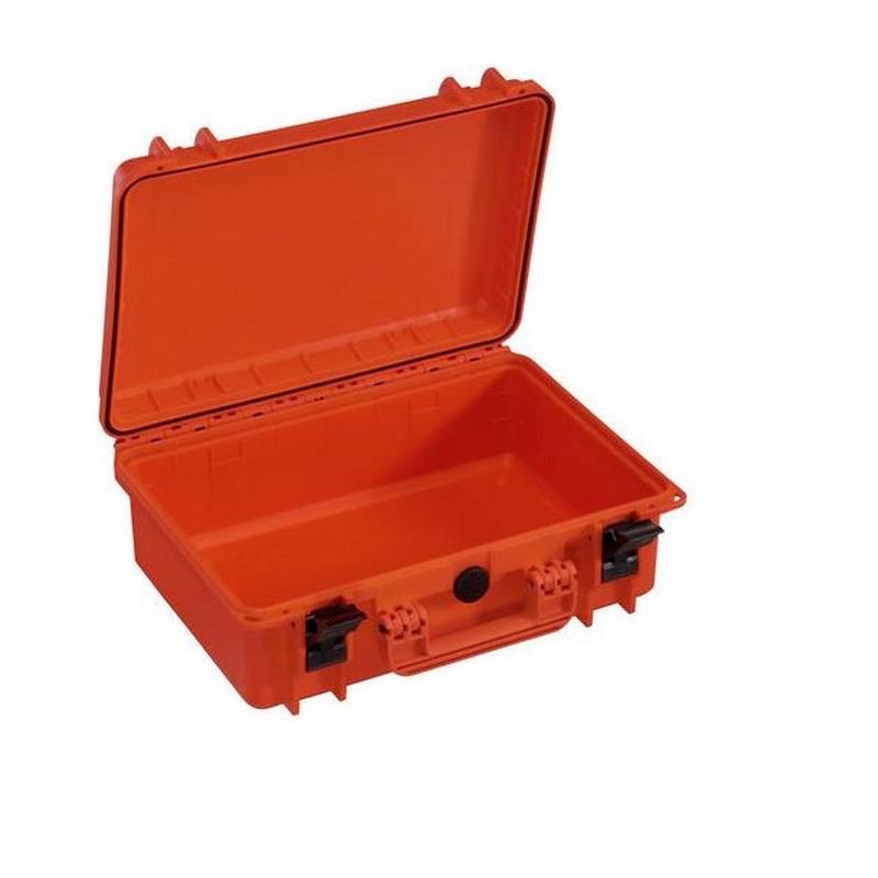 Valise plastique Prolutech BOX180-O orange ouverte