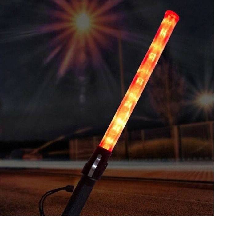 Rechargeable LED traffic baton red prolutech