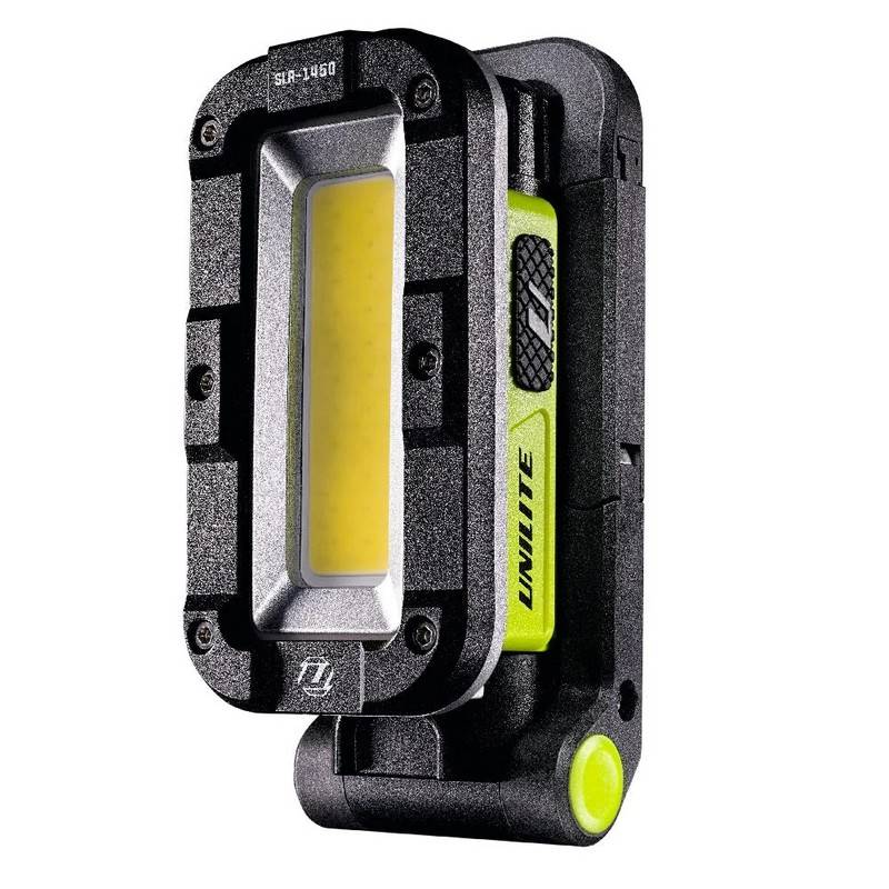 Unilite rechargeable LED work lamp, 1450 lumens.