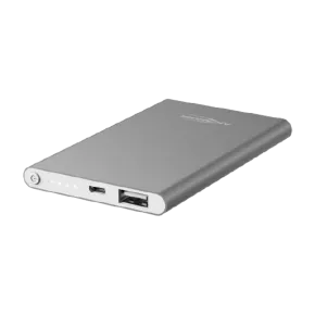 Powerbank 4000mAH Silber 5V