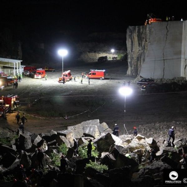 Eclairage puissant SDIS pour intervention pompiers avec les ballons lumineux Airstar Sirocco 2M par Prolutech